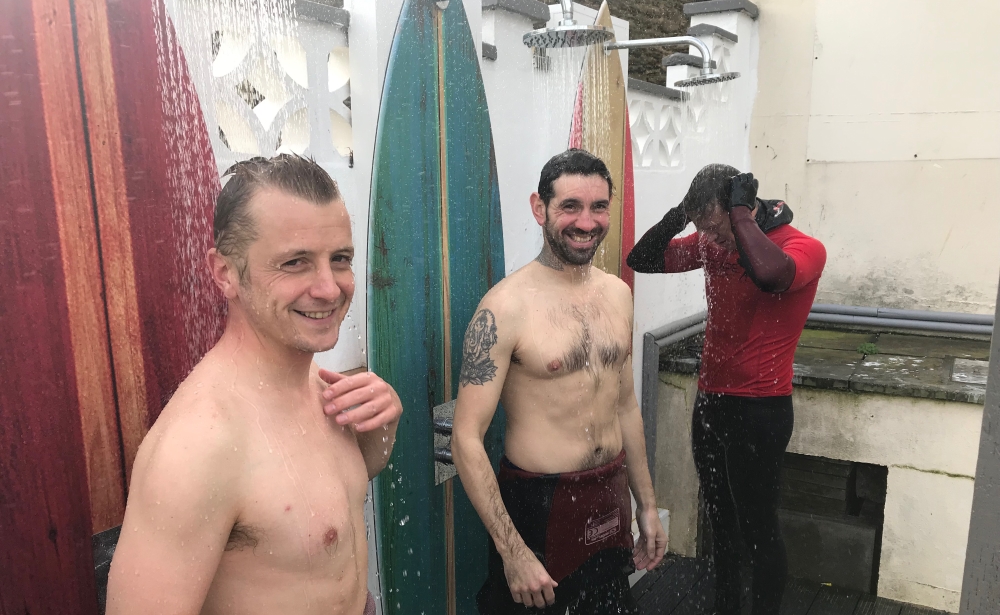 showers