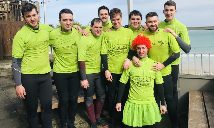 Surf Lessons for Stag groups